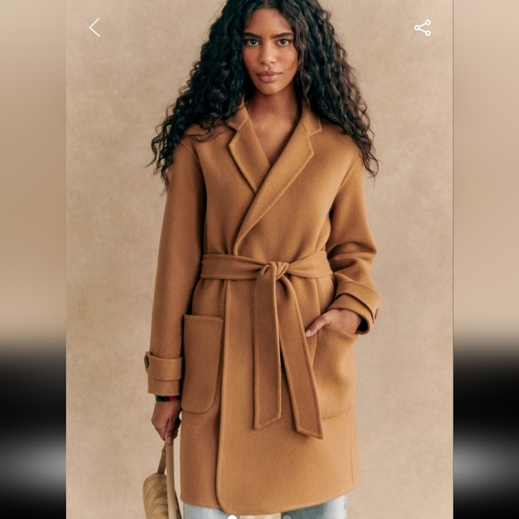 Sezane Jackets & Blazers - Sezane Camel Rick Coat